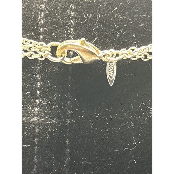 Avon Silver Plated 3 Strand 16” Chain Retro - Picture 4 of 5